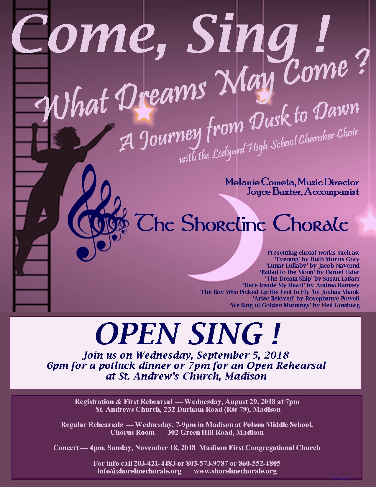 Fall 2018
Open Sing Poster